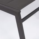 Sezlong de gradina modern din aluminiu cu roti pentru exterior - Franz Viadurini