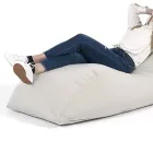 Pătuț de pat Maestrale pentru living, din material textil alb, pentru casă Viadurini