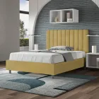 Pat din microfibră 120x200 cm cu linii verticale simetrice, fabricat în Italia - Glove Viadurini