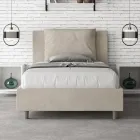 Tăblie de pat 120x200 cm cu perne din microfibră fabricată în Italia - Olympics Viadurini