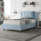 Tăblie de pat 120x200 cm cu perne din microfibră fabricată în Italia - Olympics Viadurini