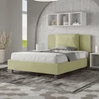 Tăblie de pat 140x200 cm cu perne din microfibră fabricată în Italia - Olympics Viadurini