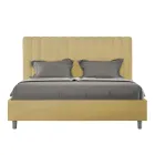 Pat din microfibră 160x200 cm cu linii verticale simetrice, fabricat în Italia - Glove Viadurini