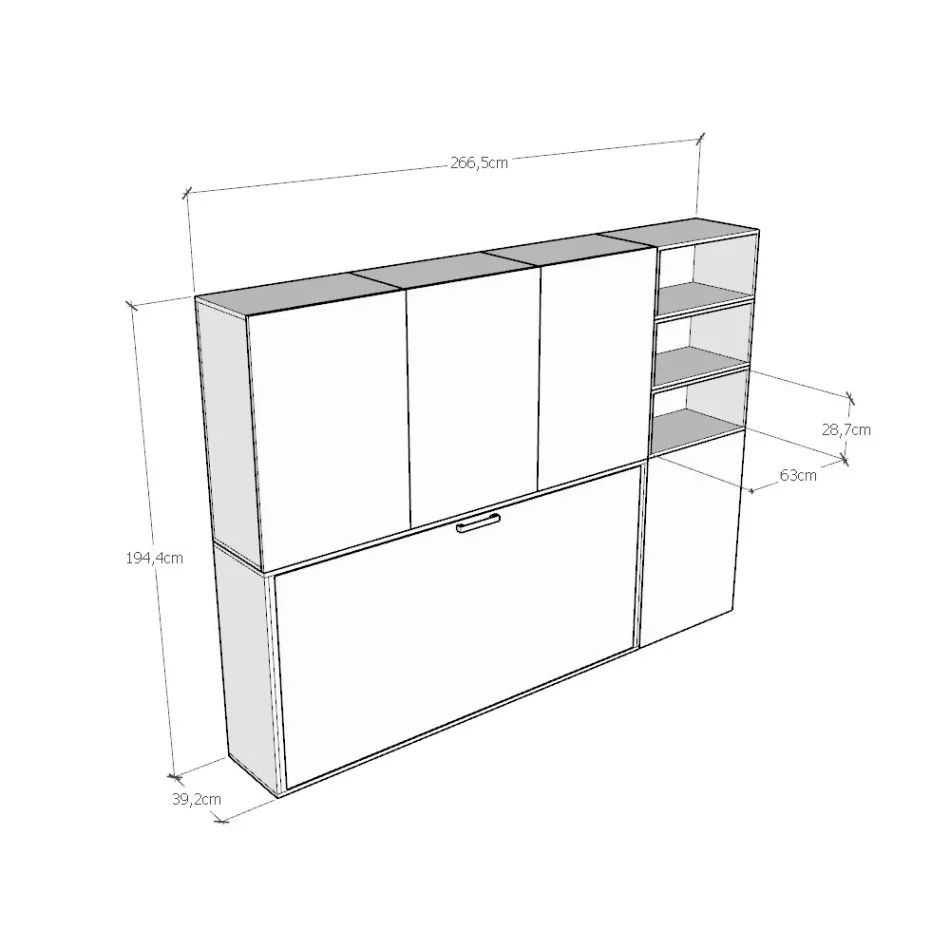 Pat extensibil simplu în diferite compoziții - Collaborative Viadurini