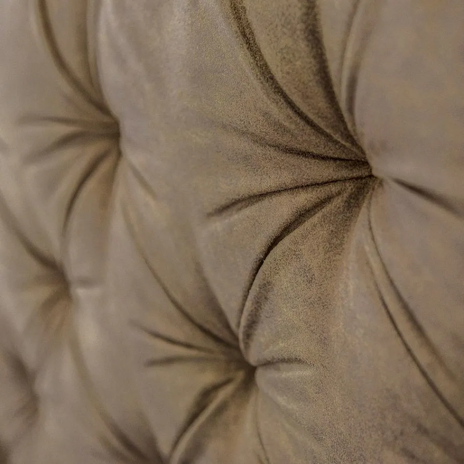 Pat de depozitare dublu tapitat din țesătură sau piele ecologică Made in Italy – Euro Viadurini