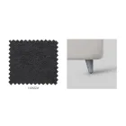 Pat de o persoană cu tăblie din material Fabricat în Italia - Fiuto Viadurini