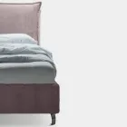 Pat Dublu 160x190 cu 2 Perne Moale cu Volan Perimetral - Ernesta Viadurini