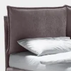 Pat Dublu 160x190 cu 2 Perne Moale cu Volan Perimetral - Ernesta Viadurini