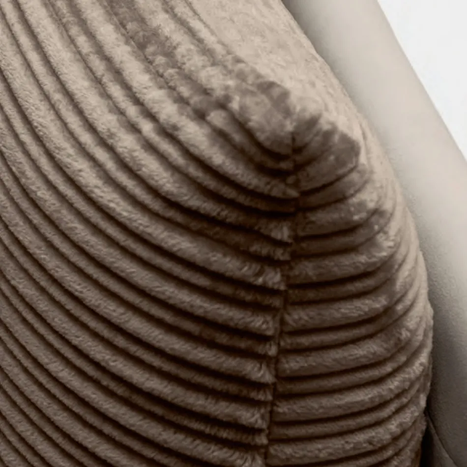 Pat Dublu 160x190 cu 2 Perne Moale in Tablia - Tramonti Viadurini