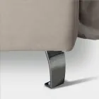 Pat Dublu 160x190 cu 2 Perne Moale in Tablia - Tramonti Viadurini