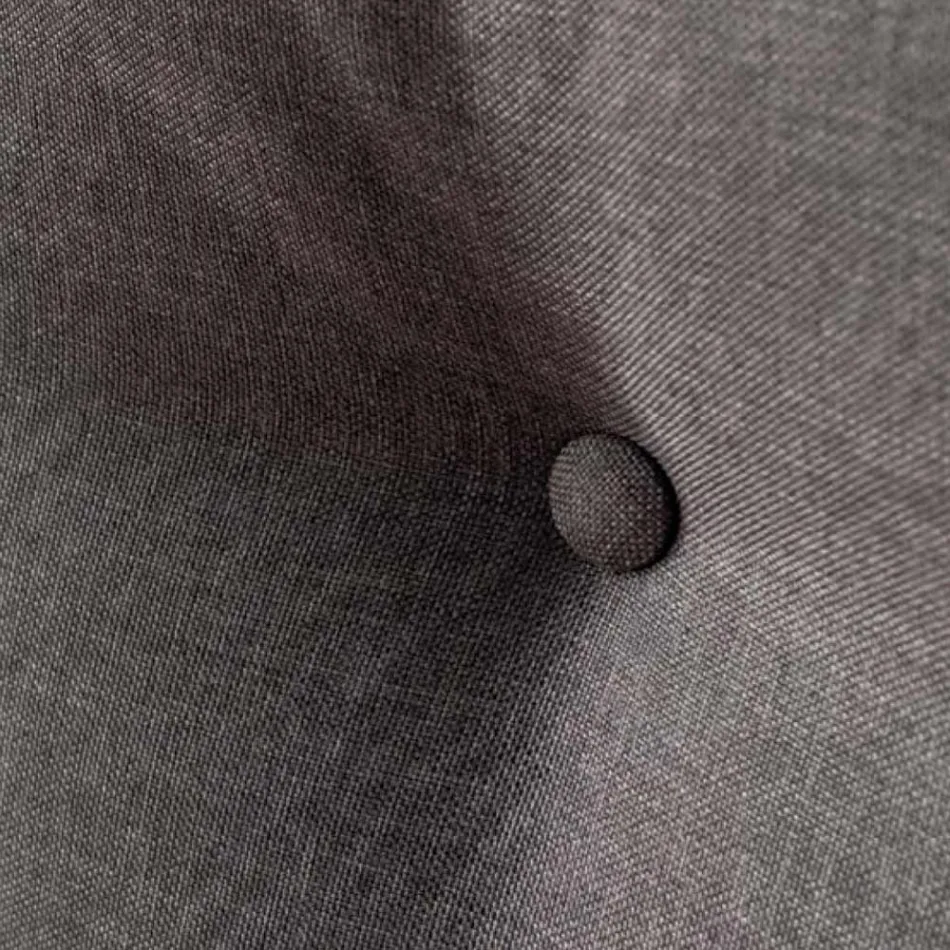 Pat dublu 160x190 cu nasturi decorativi in perne - Raze Viadurini