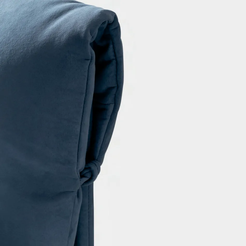 Pat dublu 160x190 cu perne care învelesc întreaga tăblie - Charme Viadurini