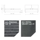 Pat dublu 160x190 cu căptușeală în formă de pernă - Brezze Viadurini