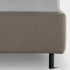 Pat dublu 160x190 cu linii curbate și nasturi Made in Italy - Oriente Viadurini