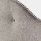 Pat dublu 160x190 cu tăblie perimetrală cu volane și nasturi - Rest Viadurini