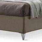 Pat dublu 160x190 cu tăblie linie curbată Made in Italy - Oriente Viadurini