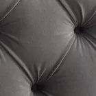 Pat dublu 160x190 cu tăblie înaltă și matlasată Made in Italy - Sallie Viadurini