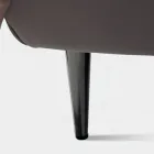 Pat dublu 160x190 cu tăblie înaltă și matlasată Made in Italy - Sallie Viadurini