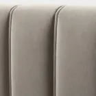 Pat dublu 160x190 cu matlasare cu benzi verticale late - Magan Viadurini