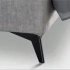 Pat dublu 160x190 cu matlasare de curbe încrucișate - Floarea soarelui Viadurini