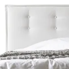 Pat dublu 160x190 din țesătură cu tăblie cu nasturi Made in Italy - Dreams Viadurini