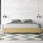 Pat dublu 190x200 cm acoperit cu microfibră fabricat în Italia - Athlete Viadurini