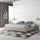 Pat dublu 200x200 cm acoperit cu microfibră fabricat în Italia - Athlete Viadurini