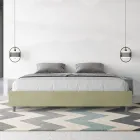 Pat dublu 200x200 cm acoperit cu microfibră fabricat în Italia - Athlete Viadurini