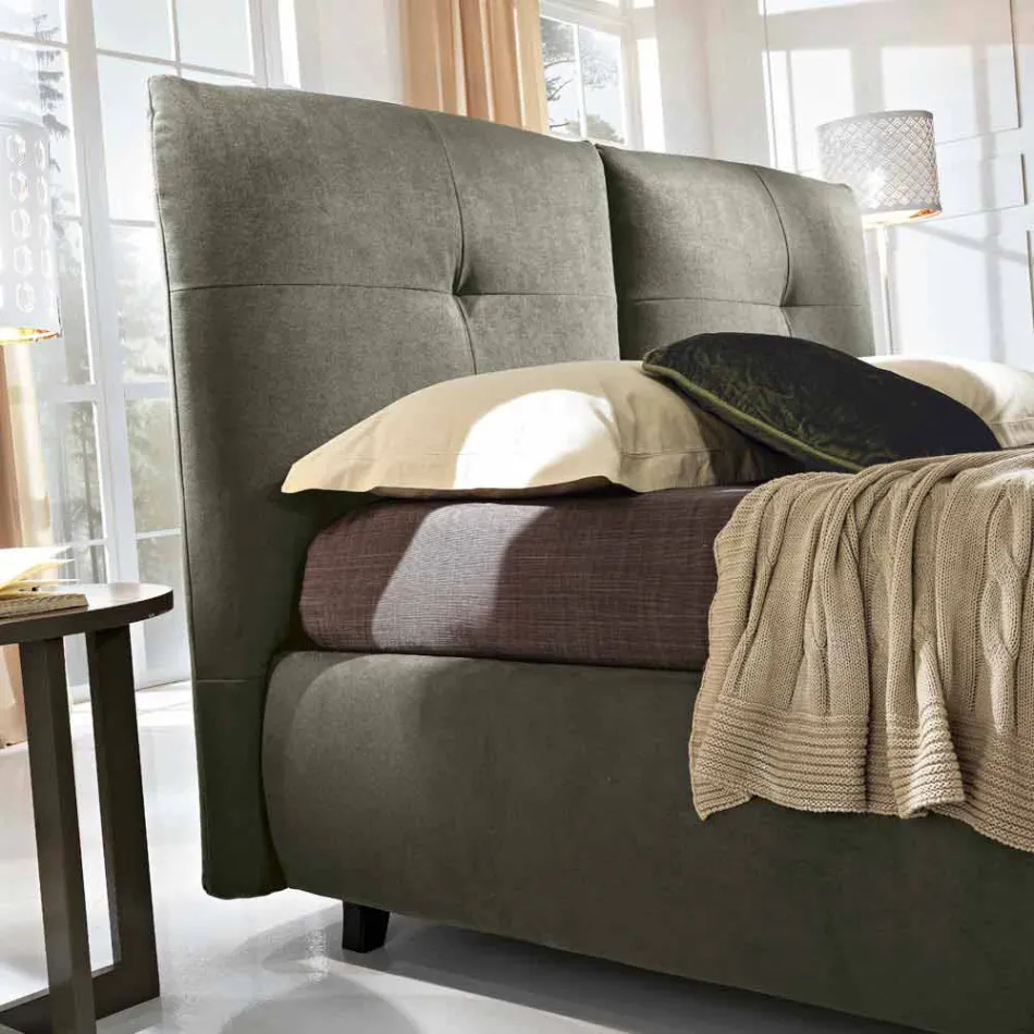 Pat dublu cu cutie de depozitare peaking 160x190 / 200 cm Nina Viadurini