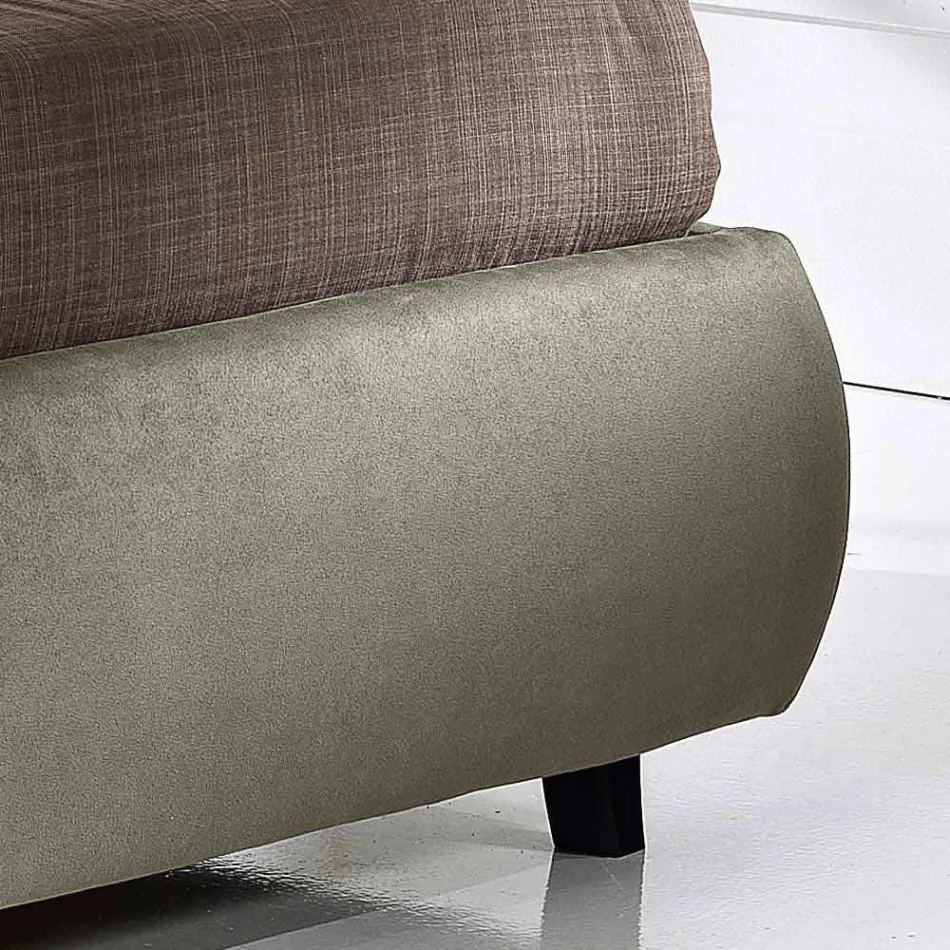 Pat dublu cu cutie de depozitare peaking 160x190 / 200 cm Nina Viadurini