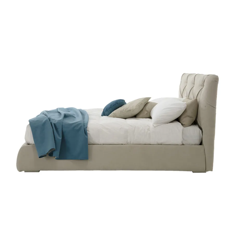 Pat dublu cu container cu design modern Made in Italy – Gaven Viadurini