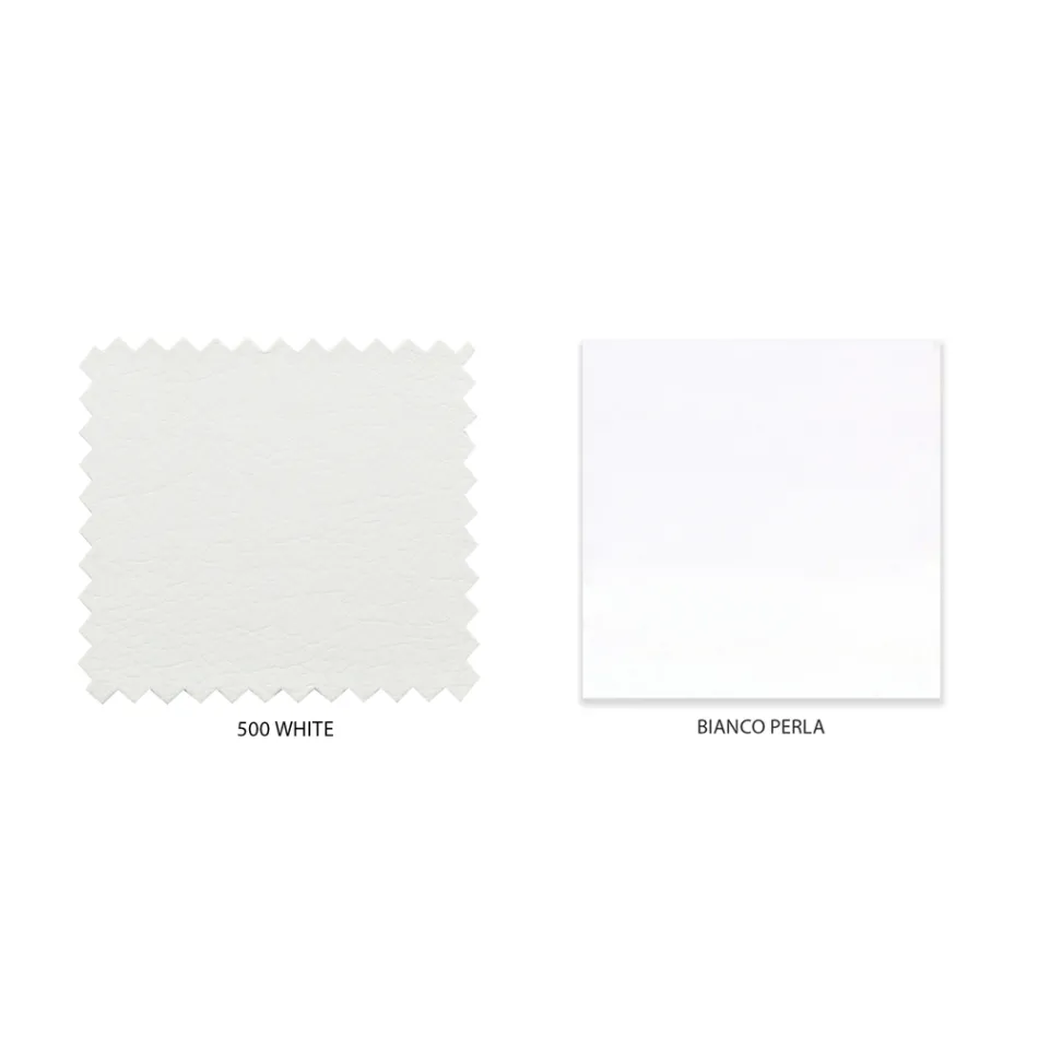 Pat dublu cu depozitare optionala, 2 noptiere si saltea - Fiuto Viadurini