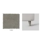 Pat dublu cu depozitare optionala si picioare Made in Italy - Birba Viadurini