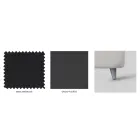 Pat dublu cu cadru de pat capitonat Made in Italy - Shadow Viadurini