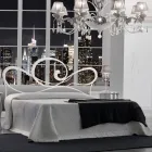 Pat dublu cu cadru de pat din fier Made in Italy - Shadow Viadurini