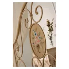 Pat dublu cu picior din fier tubular coordonat Made in Italy - Chic Viadurini