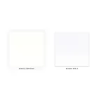 Pat dublu cu tăblie, saltea și 2 noptiere asortate - Nebbia Viadurini