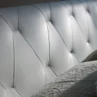 Pat dublu cu structura din lemn imbracat in poliuretan - rasturnat Viadurini