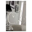 Pat dublu cu tăblie din fier solid Made in Italy - Nebbia Viadurini