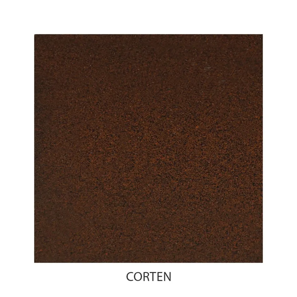 Pat dublu cu tăblie din fier tubular Made in Italy - Kenzo Viadurini