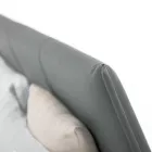 Pat dublu cu design de lux din piele ecologică sau țesătură Made in Italy – Generus Viadurini