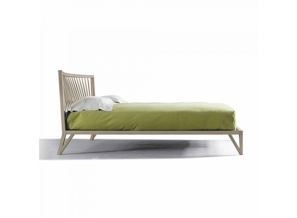 Design pat dublu 160x200cm cu bază solidă de nuc Alain Viadurini