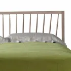 Design pat dublu 160x200cm cu bază solidă de nuc Alain Viadurini