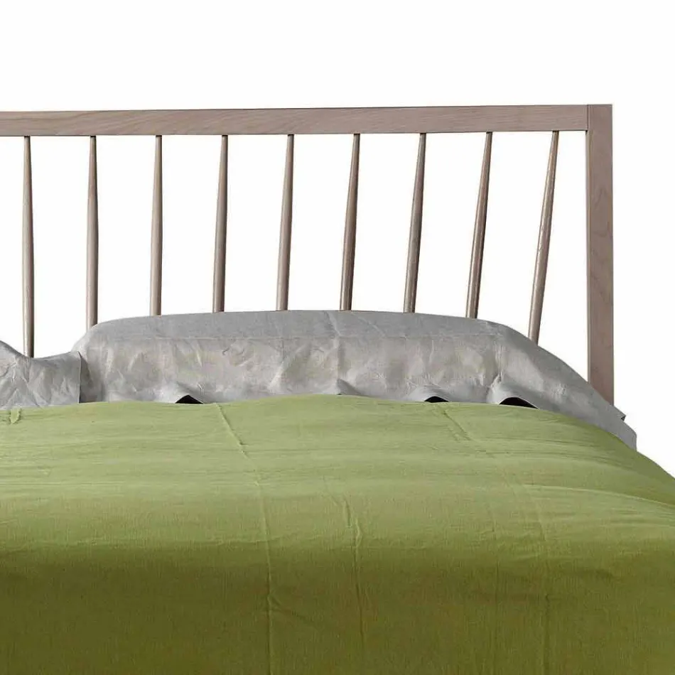 Design pat dublu 160x200cm cu bază solidă de nuc Alain Viadurini