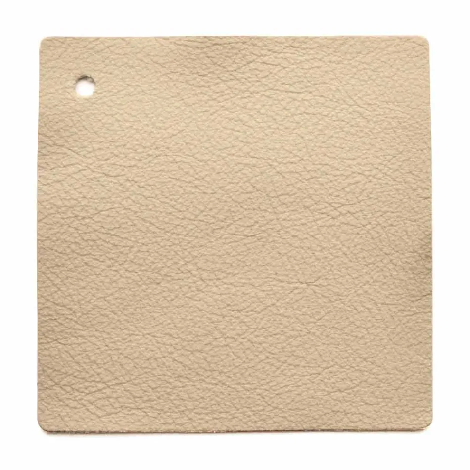 Design pat dublu cu piele tapițată din piele Menardo Viadurini