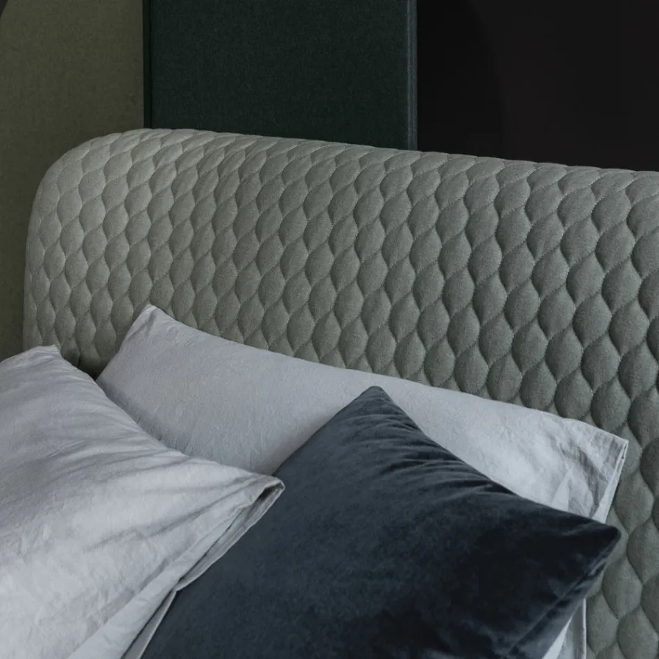 Pat dublu, fără container, design contemporan Corolle de Bolzan Viadurini