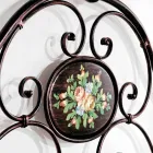 Pat dublu cu un design din fier forjat artizanale Alexa Viadurini