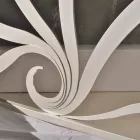 Design dublu de fier, cu decorațiuni din sticlă în Eden Viadurini