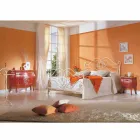 Pat dublu de fier solid Allie de design, realizate în Italia Viadurini