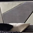 Pat pat tapițate cu container de ridicare 160x190 / 200cm Mia Viadurini